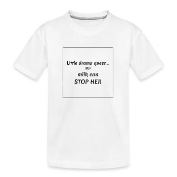 Drame Bébé Drôle Dire - T-shirt bio Premium Enfant - blanc - Devant