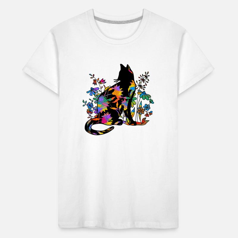 Chat T-shirt bio Premium Enfant