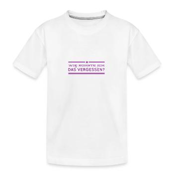 ich bin konfus - Kinder Premium Bio T-Shirt - Weiß - Vorne
