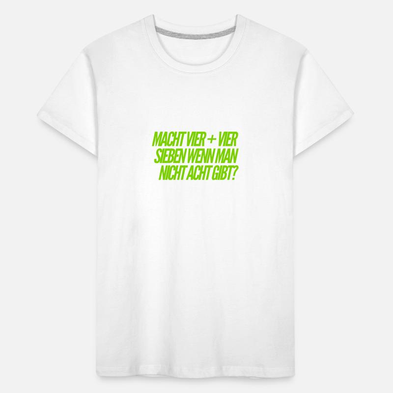 8 oder 7 Kinder Premium Bio T-Shirt