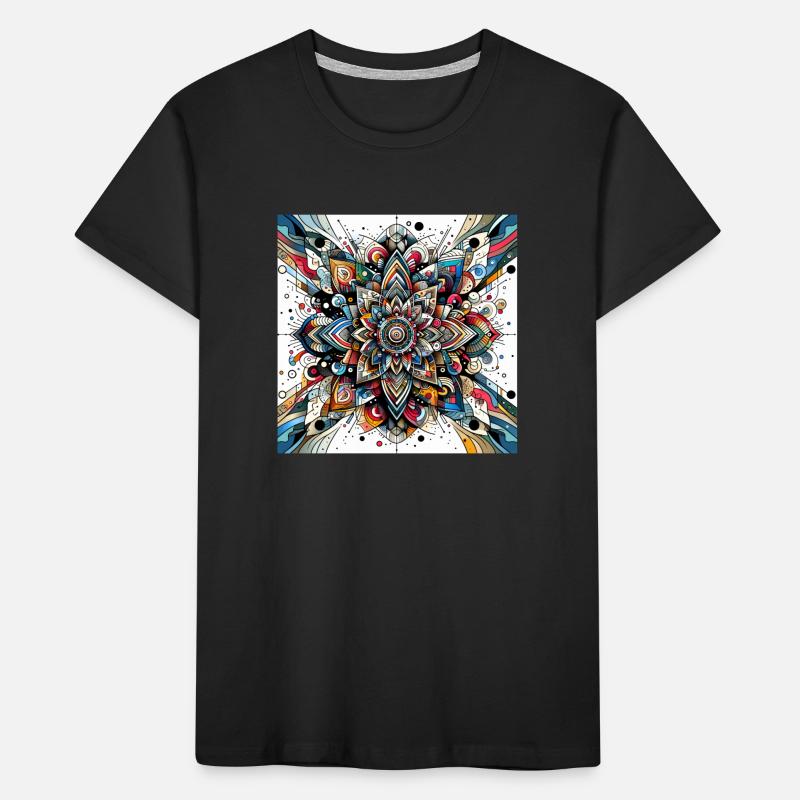Abstract Pattern Blossom Kids' Premium Organic T-Shirt