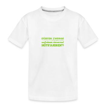 auf dem Riesenrad - Kinder Premium Bio T-Shirt - Weiß - Vorne