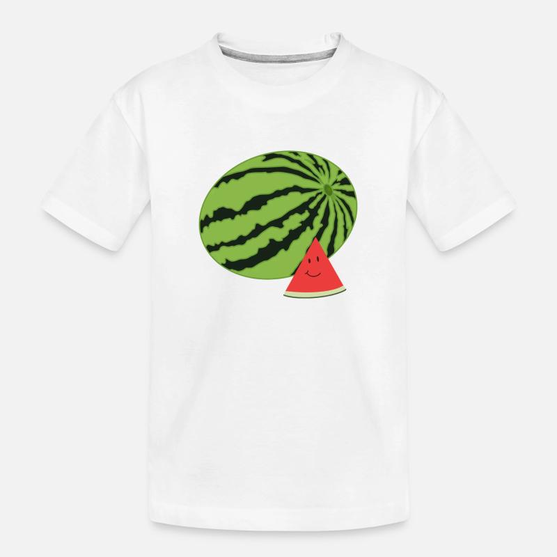 Pastèque heureuse - T-shirt bio Premium Enfant - blanc