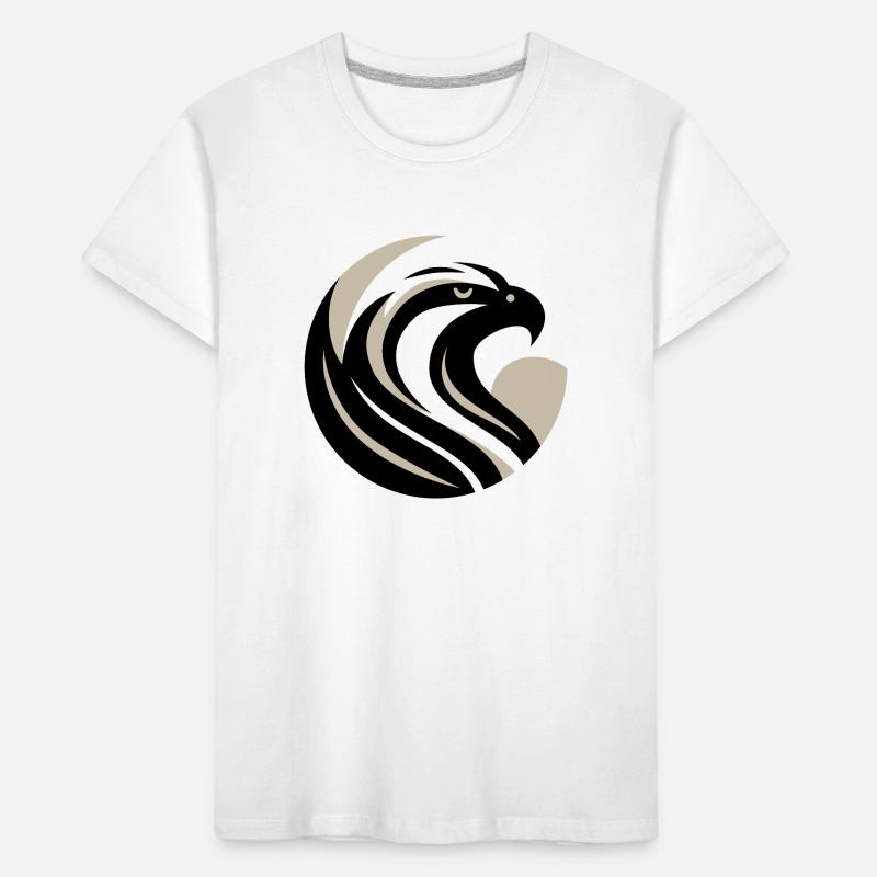 Stylized Eagle Head Kids' Premium Organic T-Shirt