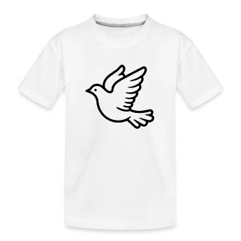 Colombe - T-shirt bio Premium Enfant - blanc - Devant