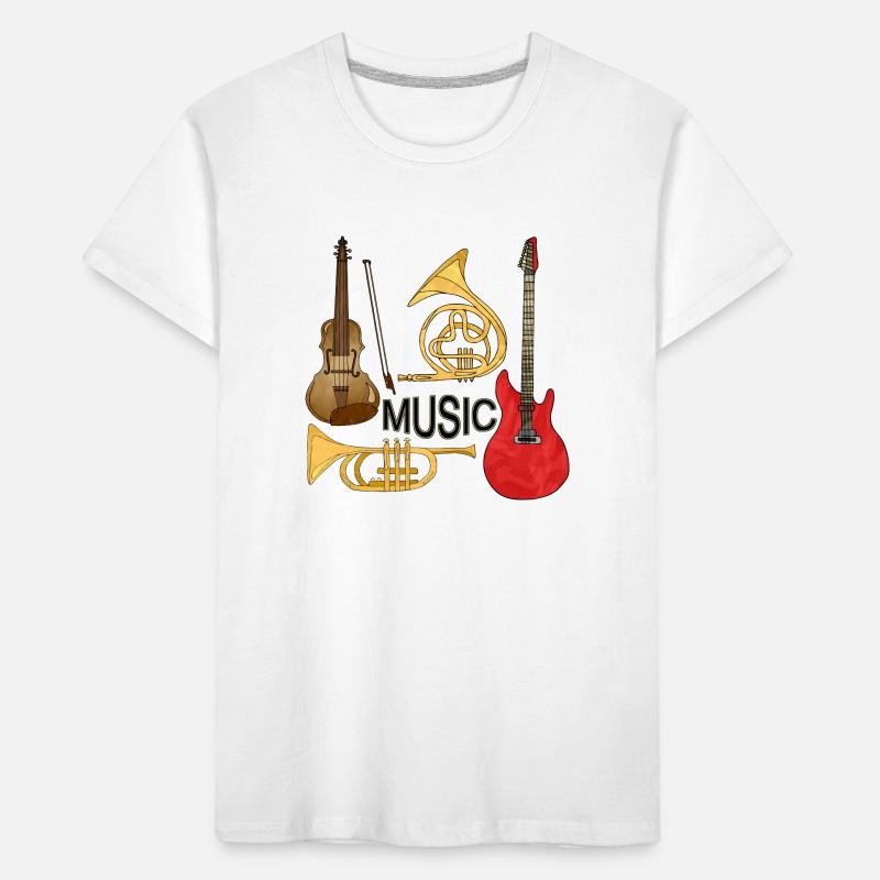 Musical instruments Kids' Premium Organic T-Shirt