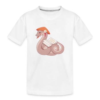 Année du Serpent 2025 - T-shirt bio Premium Enfant - blanc - Devant