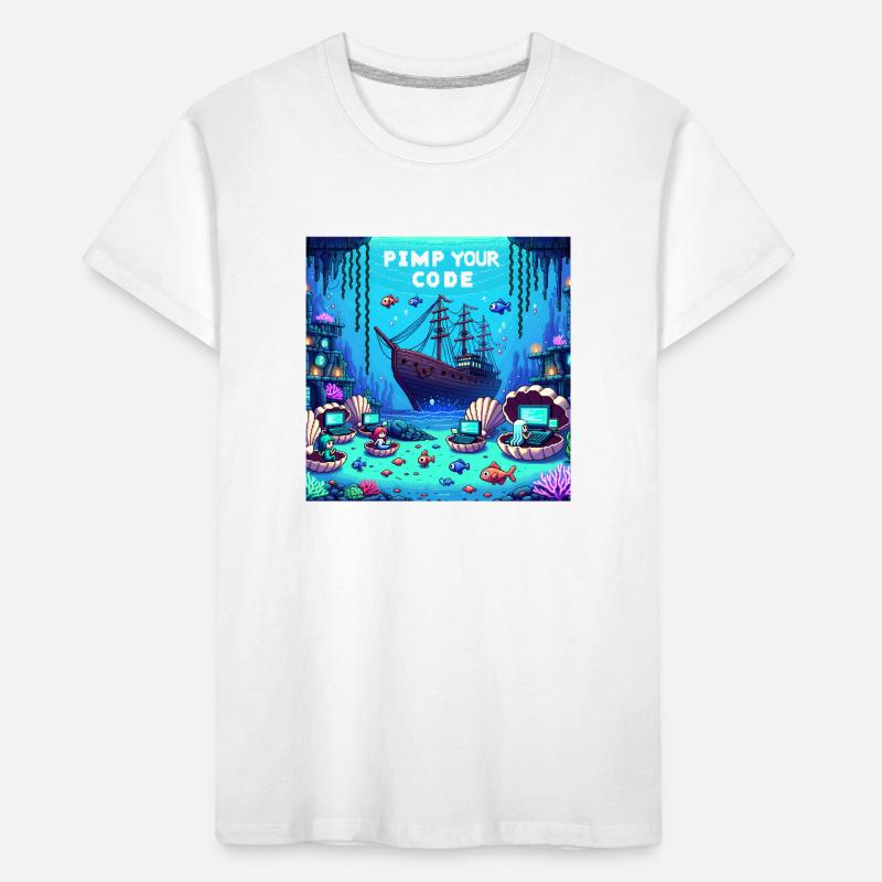 Underwater PimpYourCode Kids' Premium Organic T-Shirt