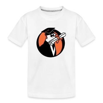 Diplôme d’études secondaires Certificat d’études secondaires Certificat - T-shirt bio Premium Enfant - blanc - Devant