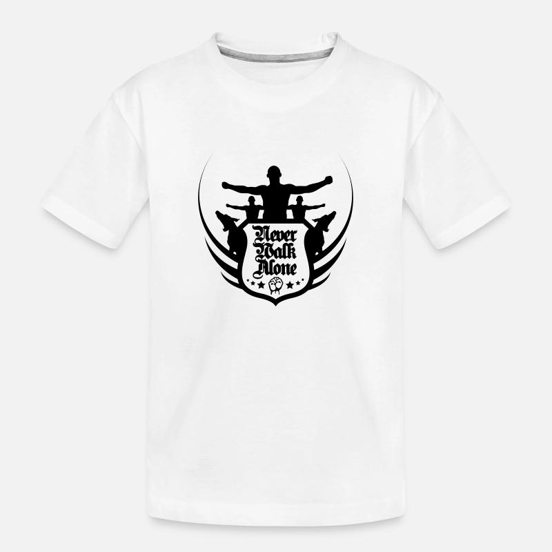 neverwalkalone2 - T-shirt bio Premium Enfant - blanc
