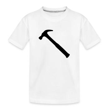 marteau - T-shirt bio Premium Enfant - blanc - Devant