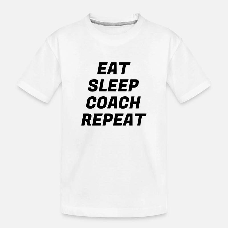 Coach / Coaching / Trainer / Sport - Kinder Premium Bio T-Shirt - Weiß