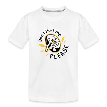 Ne me blesse pas - T-shirt bio Premium Enfant - blanc - Devant
