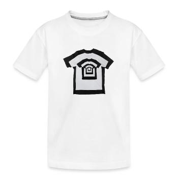 Hypnose Shirt - Kinder Premium Bio T-Shirt - Weiß - Vorne
