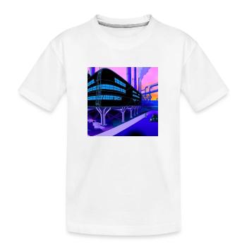 Wolfsburg-2 theme - Kids' Premium Organic T-Shirt - white - Front