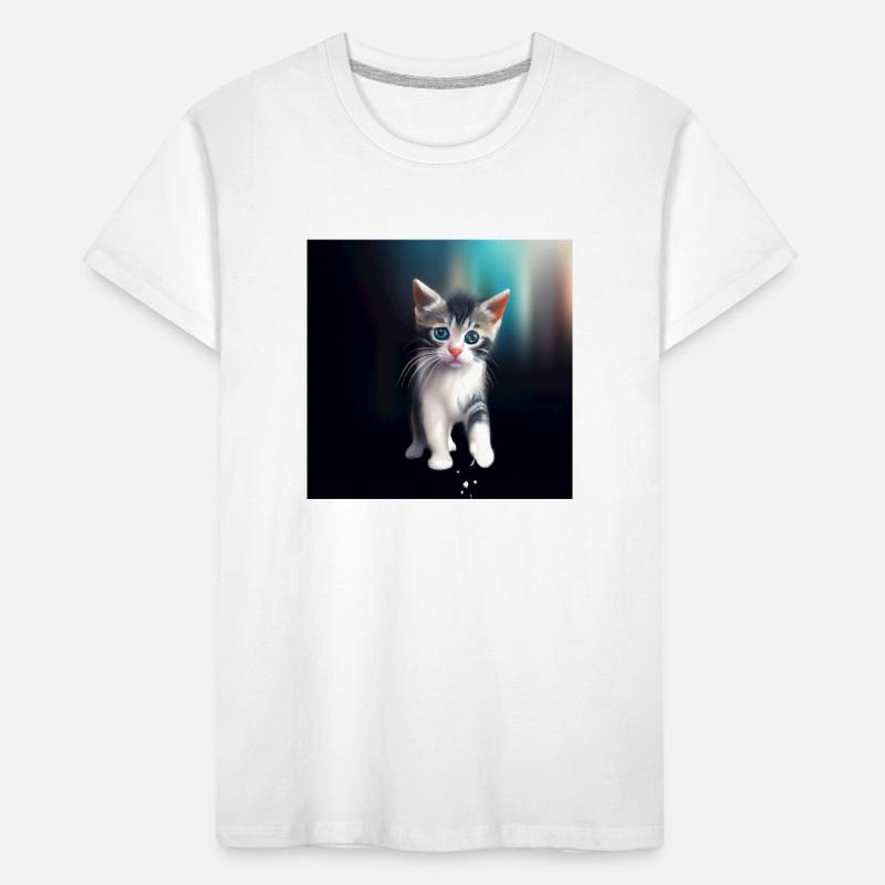 Chat mignon T-shirt bio Premium Enfant