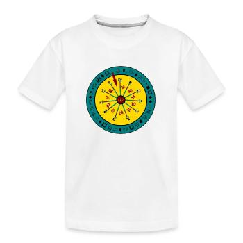 Symbole de l’infini - T-shirt bio Premium Enfant - blanc - Devant
