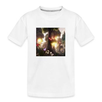 Magical forest - Kids' Premium Organic T-Shirt - white - Front
