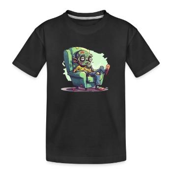Zombie Relaxation: Une pause de l’apocalypse - T-shirt bio Premium Enfant - noir - Devant