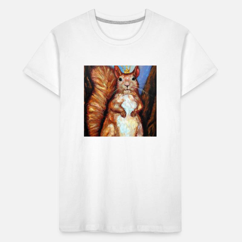 Das königliche Eichhörnchen Kinder Premium Bio T-Shirt