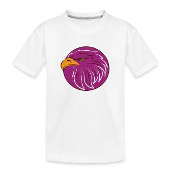 aigle logo - T-shirt bio Premium Enfant - blanc - Devant