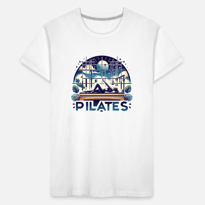 "Pilates" - Conception de studio dynamique T-shirt bio Premium Enfant