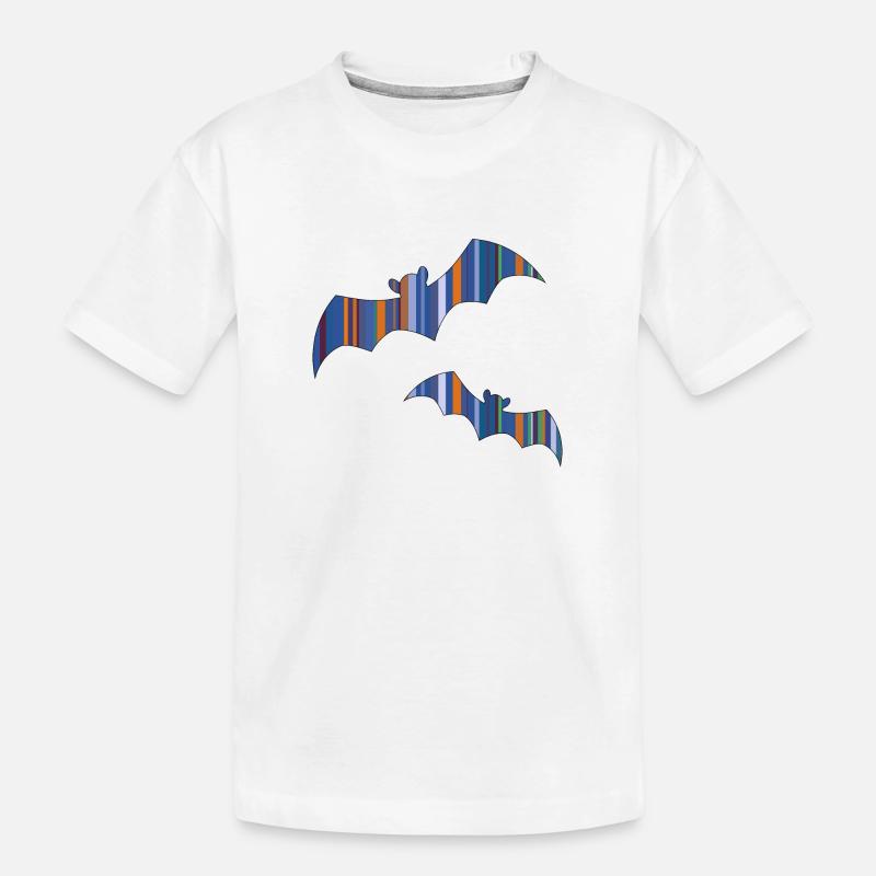 Fledermäuse - Kinder Premium Bio T-Shirt - Weiß