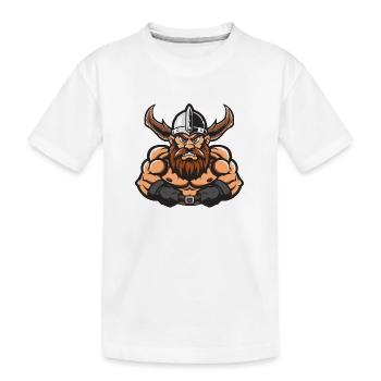 Bande dessinée viking - T-shirt bio Premium Enfant - blanc - Devant