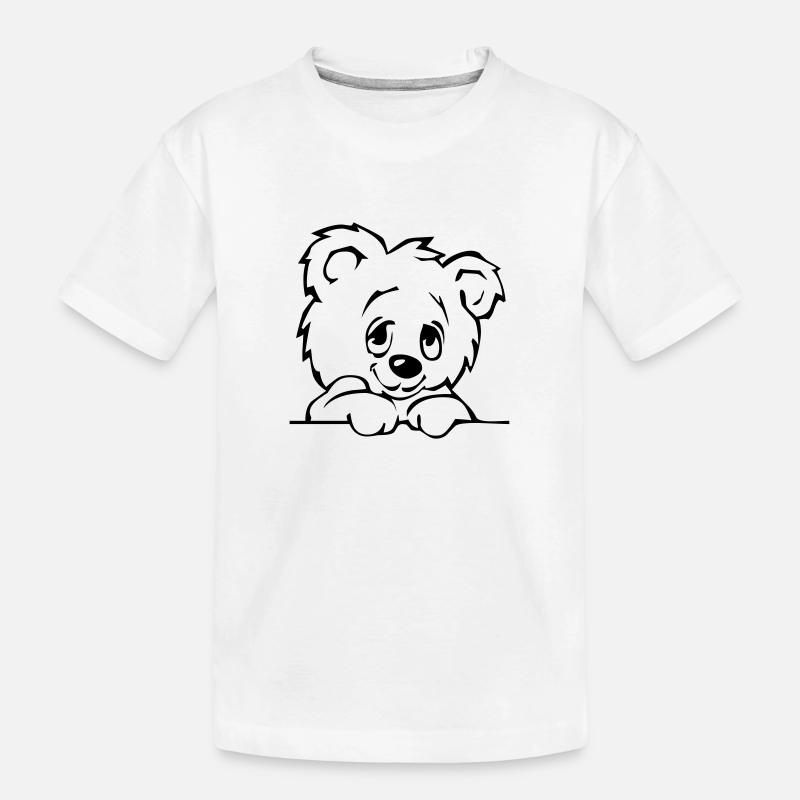 teddy3 - T-shirt bio Premium Enfant - blanc