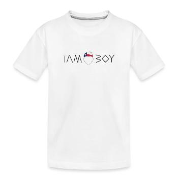 Je suis un garçon texan - T-shirt bio Premium Enfant - blanc - Devant