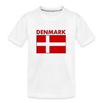 Danemark - T-shirt bio Premium Enfant - blanc - Devant