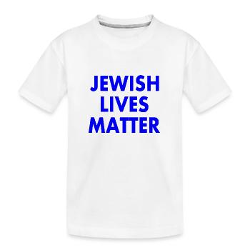 JEWISH LIVES MATTER - T-shirt bio Premium Enfant - blanc - Devant