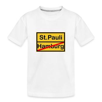 Les supporters de Pauli - T-shirt bio Premium Enfant - blanc - Devant