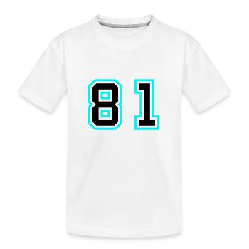 81 Symbole numérique - T-shirt bio Premium Enfant - blanc - Devant