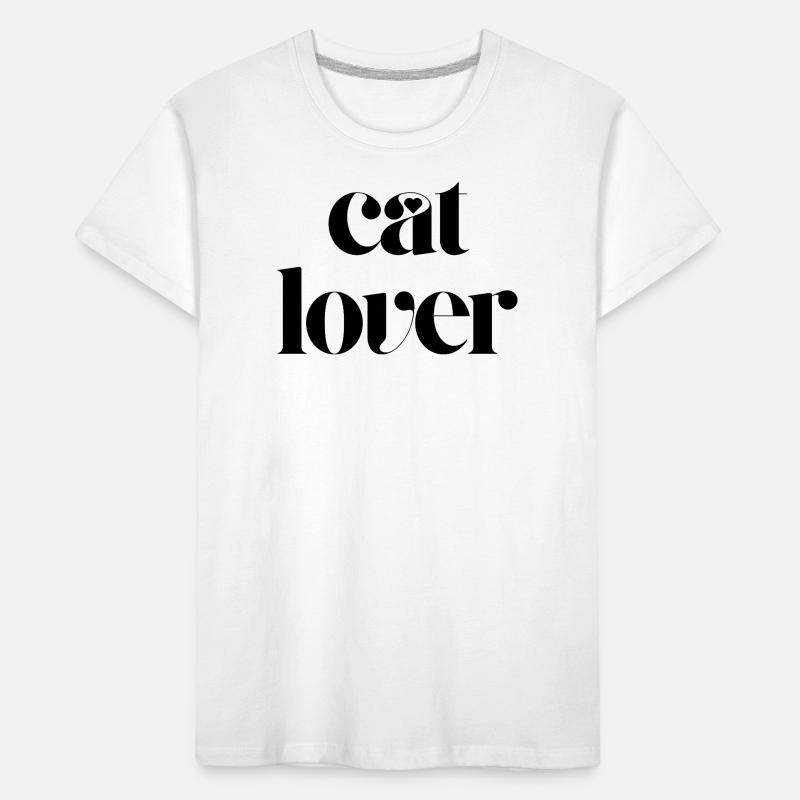 Katzenliebhaber Kinder Premium Bio T-Shirt