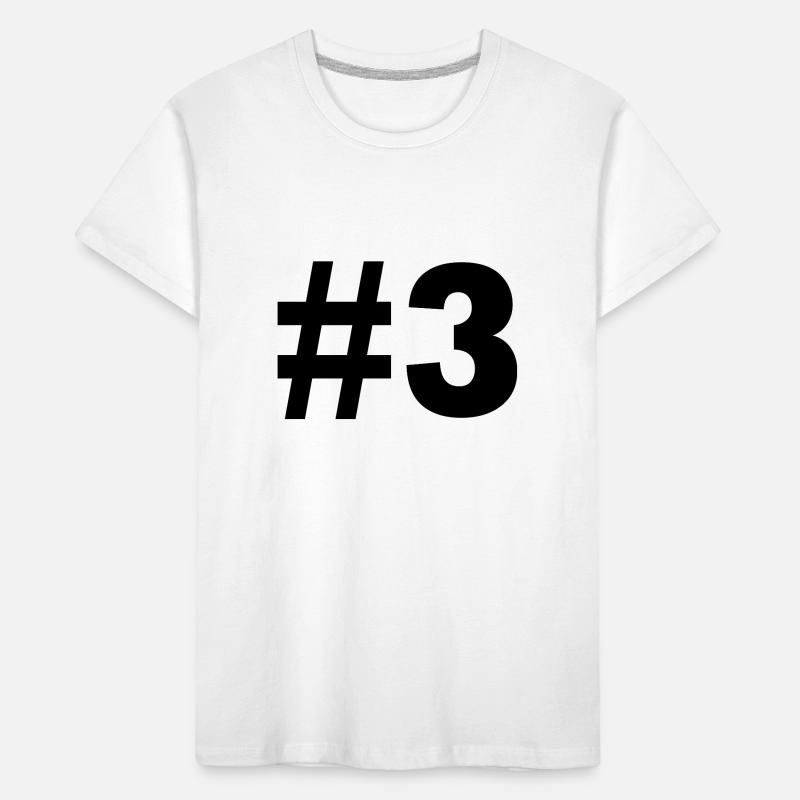 #3 Kids' Premium Organic T-Shirt
