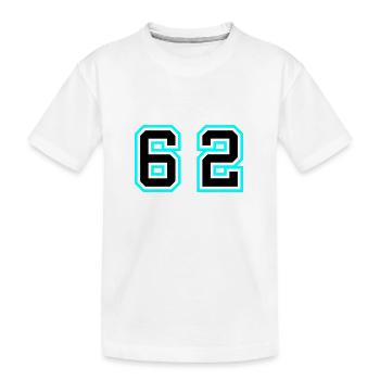 62 Symbole numérique - T-shirt bio Premium Enfant - blanc - Devant