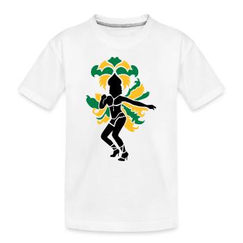 Samba - T-shirt bio Premium Enfant - blanc - Devant