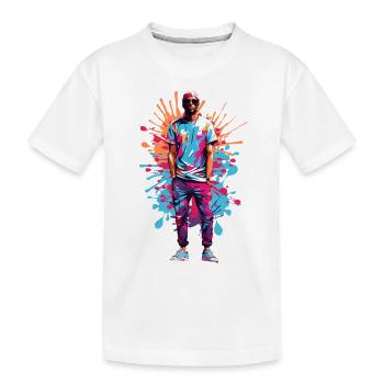 Hipsters cool - T-shirt bio Premium Enfant - blanc - Devant