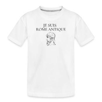 Je suis Rome antique homme - T-shirt bio Premium Enfant - blanc - Devant