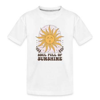 L’âme et le soleil - T-shirt bio Premium Enfant - blanc - Devant