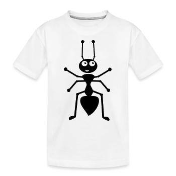 fourmi - T-shirt bio Premium Enfant - blanc - Devant