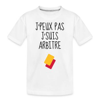 Referee Refereeing Schiedsrichter Arbitre Sport - Kids' Premium Organic T-Shirt - white - Front
