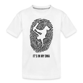 Skateboard Skateboarden Skater Skateboarder - Kinder Premium Bio T-Shirt - Weiß - Vorne