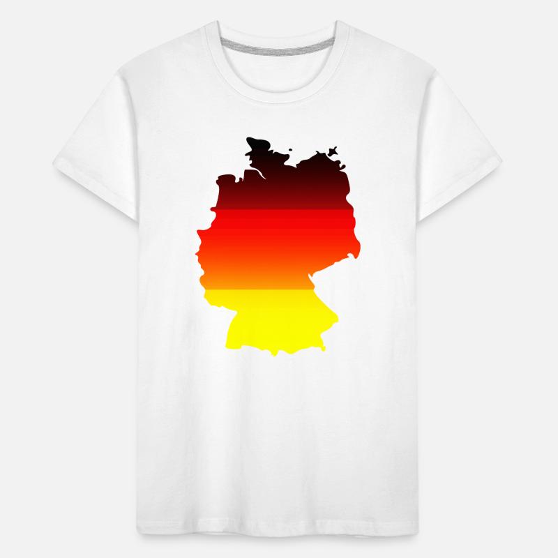 Abstract Color Gradient Map Germany Kids' Premium Organic T-Shirt