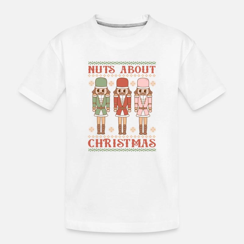 Hässlicher Weihnachtspullover - Kinder Premium Bio T-Shirt - Weiß