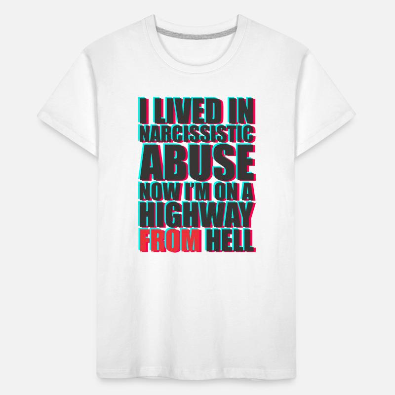 Conception de message de protestation de texte en gras T-shirt bio Premium Enfant