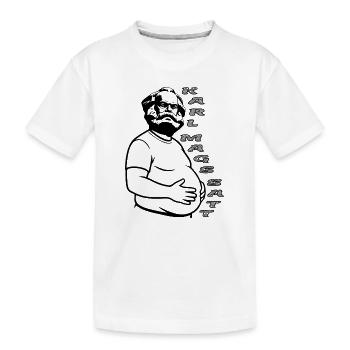 Karl Marx Fun Design Karl Mags Satt - T-shirt bio Premium Enfant - blanc - Devant