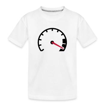 Compteur vitesse - T-shirt bio Premium Enfant - blanc - Devant