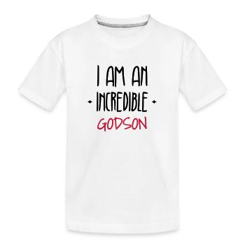 Patin / Pate / Patentochter / Patensohn - Kinder Premium Bio T-Shirt - Weiß - Vorne